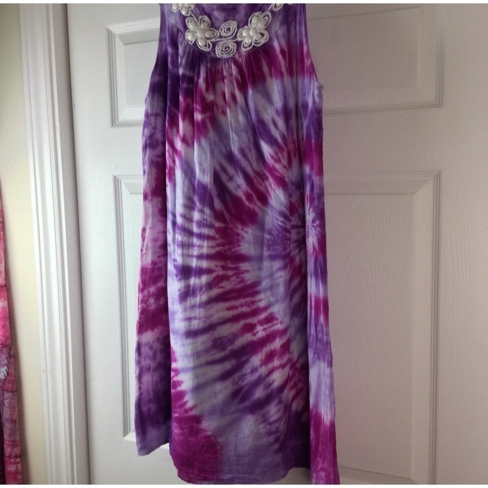 Purple explosion sundress